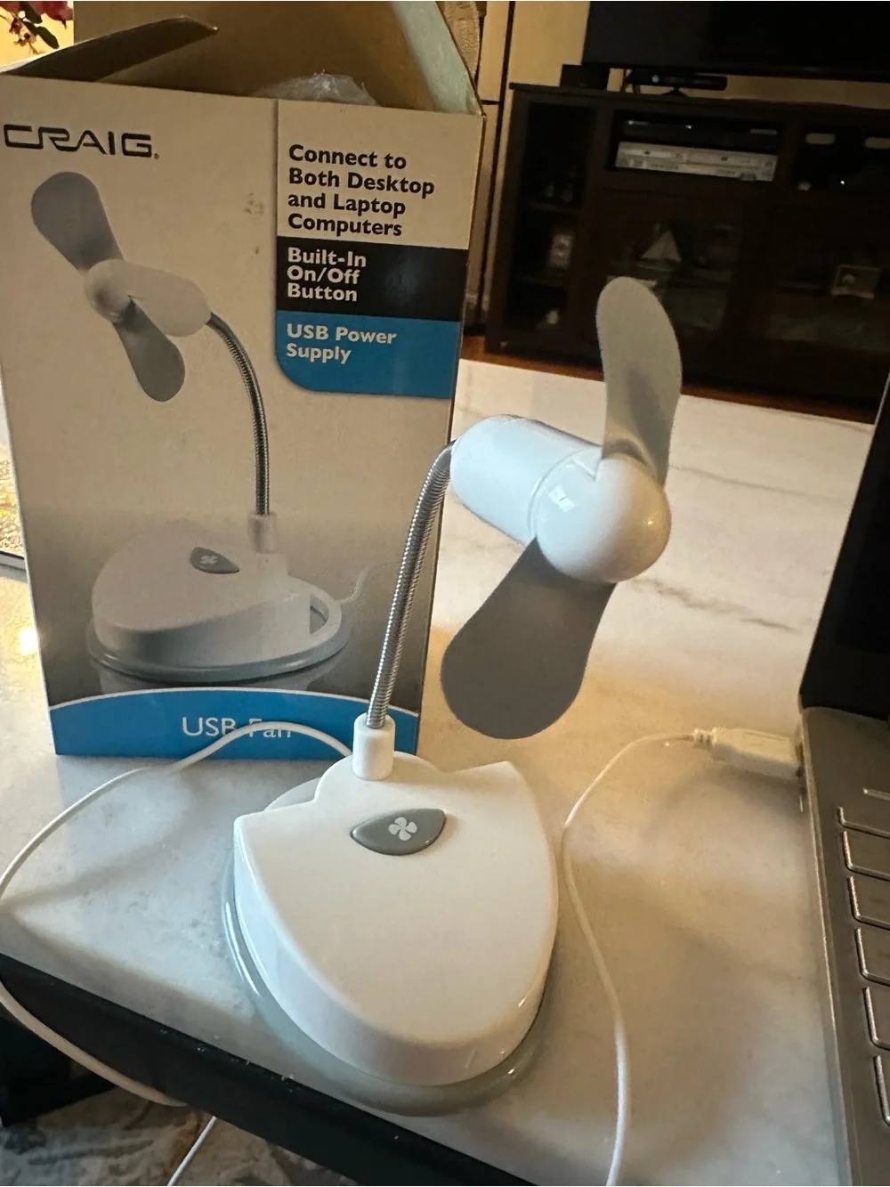 USB Fan - White